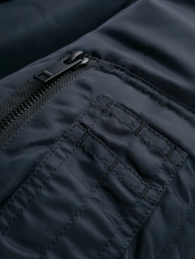 Shop Ambush Zipped Bomber Jacket In Black