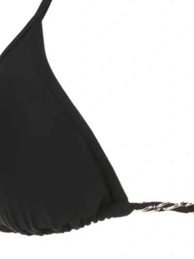 Amir Slama Plain Bikini Set In Black