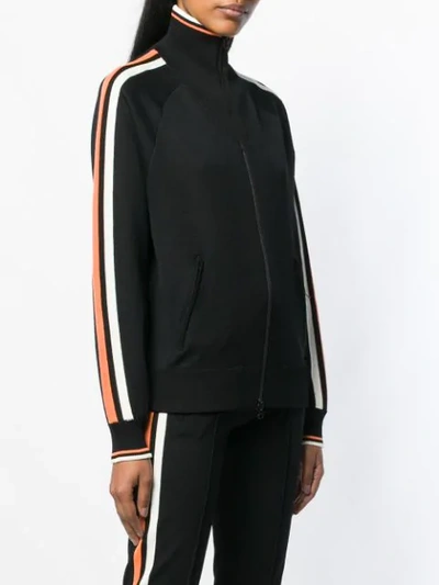 Shop Isabel Marant Étoile High Neck Track Jacket In Black