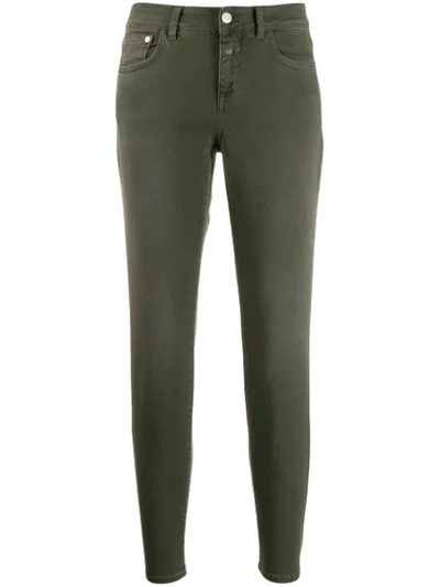 Shop Closed Slim Fit Jeans In Green