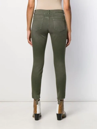 Shop Closed Slim Fit Jeans In Green