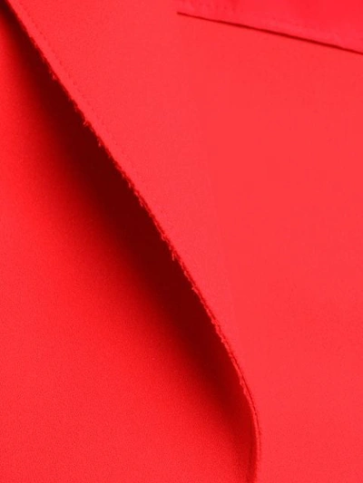 Msgm Single-breasted Blazer In Red