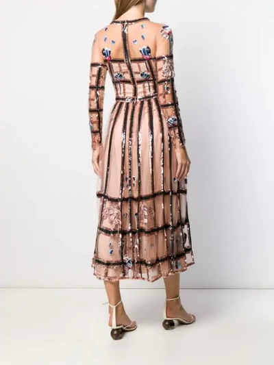 Shop Temperley London Lola Dress In Neutrals