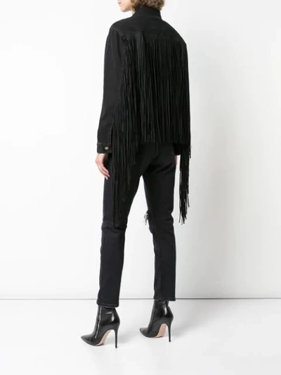 Shop Levi's Fringe Tucker Jacket In Black