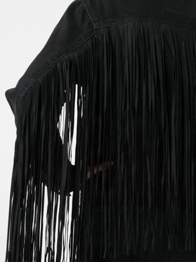 Shop Levi's Fringe Tucker Jacket In Black