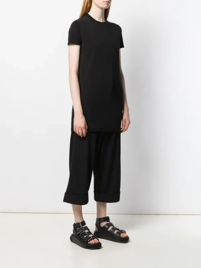 Shop Rick Owens Drkshdw Long T-shirt In Black