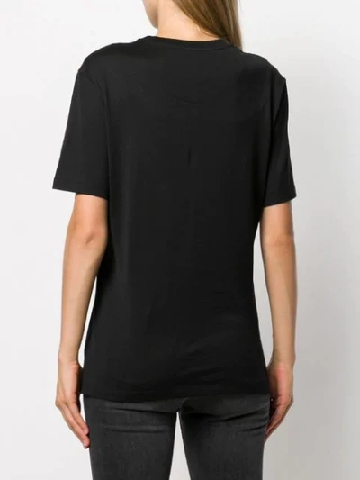 Shop Versace Richard Avedon Test Print T-shirt In Black