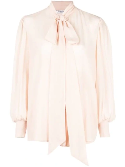 GIVENCHY PUSSYCAT BOW BLOUSE - 粉色