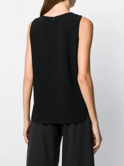 Shop Alberto Biani Tank Top In Black