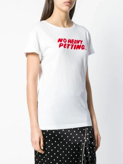 Shop Anya Hindmarch Front Printed T In White
