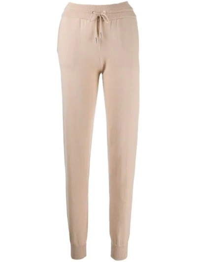 Shop Lamberto Losani Drawstring Sweat Pants In Neutrals