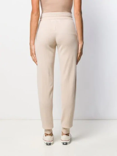 Shop Lamberto Losani Drawstring Sweat Pants In Neutrals