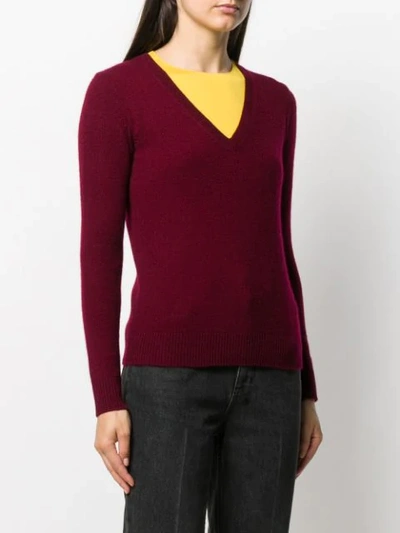 Shop Theory Cashmere V In Na3 Red