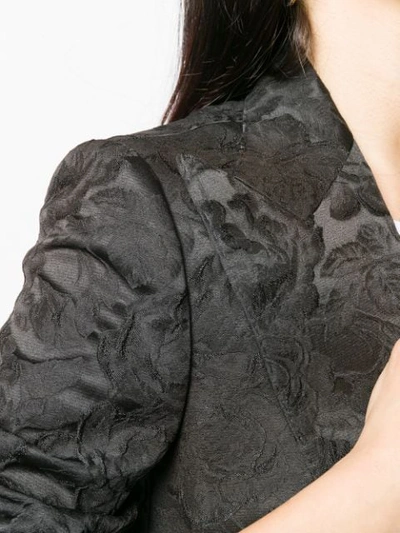 Shop Dolce & Gabbana Jacquard Jacket In Black