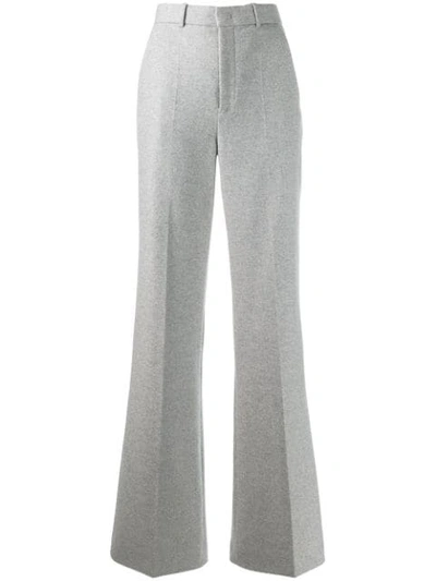 Shop Joseph Jess High-rise Trousers In Grey