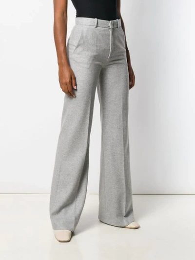 Shop Joseph Jess High-rise Trousers In Grey