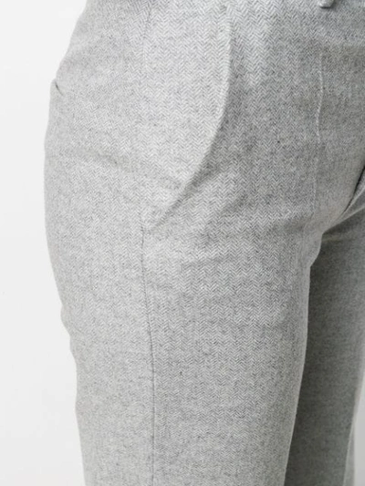 Shop Joseph Jess High-rise Trousers In Grey