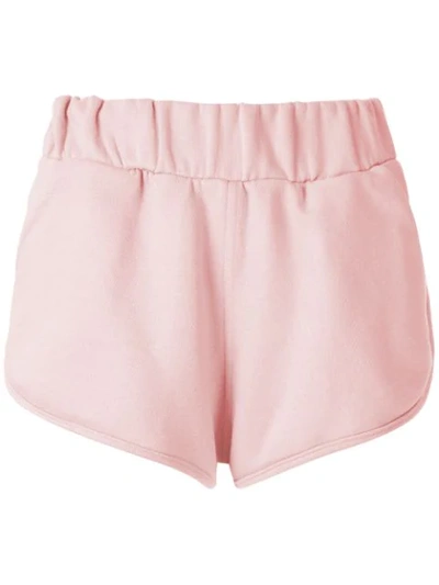 Shop Andrea Bogosian Panama Embellished Shorts In Pink