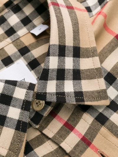 Shop Burberry Vintage Check Shirt In Neutrals