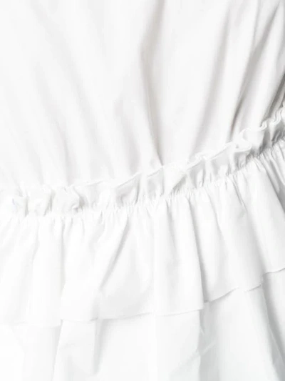 Shop Genny Ruffle Detail T-shirt - White