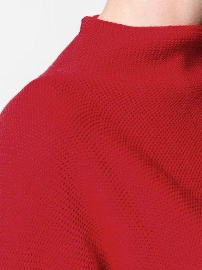 Shop Daniela Gregis Funnel Neck Jumper - Red