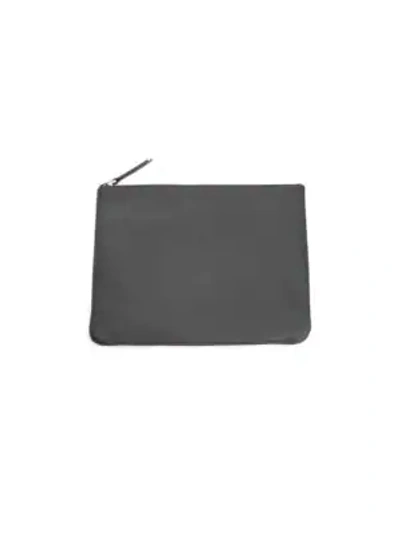 Shop Royce New York Leather Travel Pouch In Black