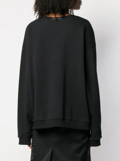 Shop Christopher Kane Marilyn Sweatshirt In Black