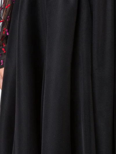 Shop Marc Le Bihan Asymmetric Full Skirt In Black