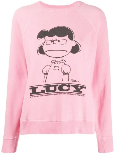 Shop Marc Jacobs X Peanuts Lucy Sweatshirt In Pink