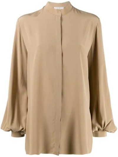 Shop The Row Oversized Blouse In Neutrals