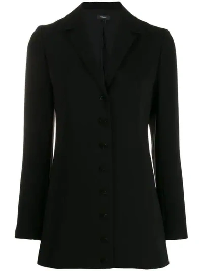 Shop Theory Classic Single-breasted Blazer In Black