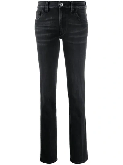 Shop Prada Straight-cut Jeans In F0557 Black