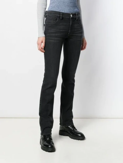 Shop Prada Straight-cut Jeans In F0557 Black