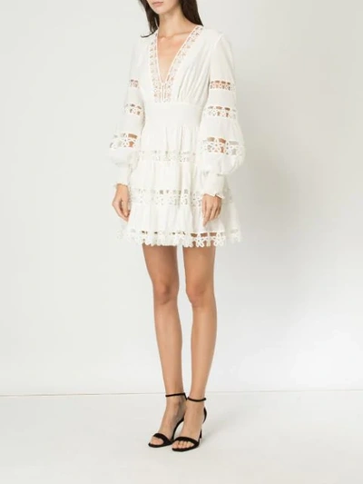 Shop Zimmermann Primrose Daisy Dress In White