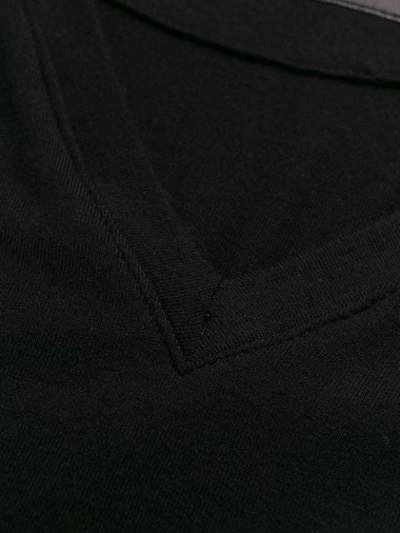 Shop Philipp Plein V-neck T-shirt In Black