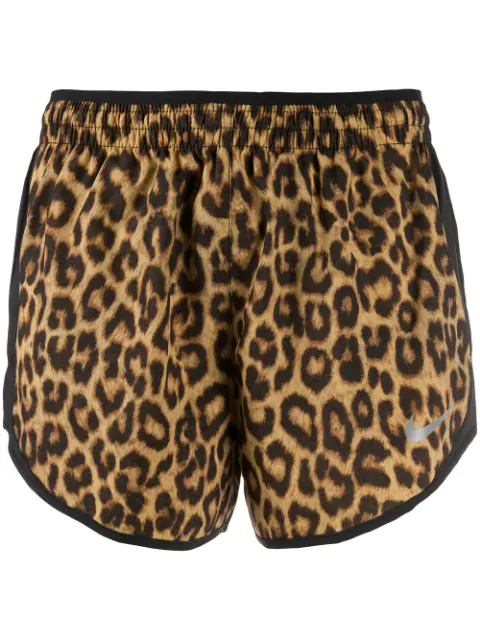nike leopard running shorts