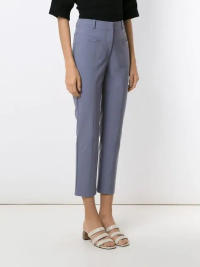 Shop Alcaçuz Marilia Tailored Trousers In Blue