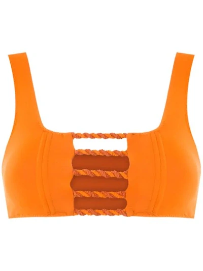 Shop Clube Bossa Ceanna Bikini Top In Orange