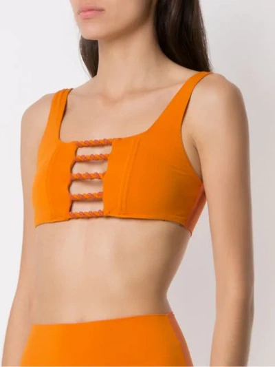 Shop Clube Bossa Ceanna Bikini Top In Orange