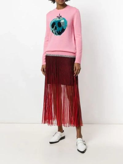 Shop Coach Poison Apple Sweater In Pink