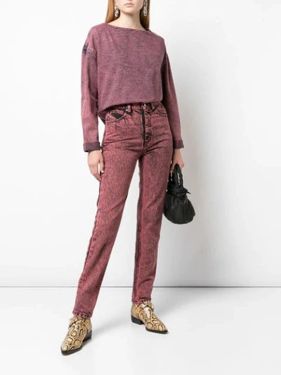 Shop Rachel Comey Tesoro Jeans In Red