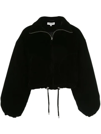 Shop Opening Ceremony Oversized Cropped Jacket In Black