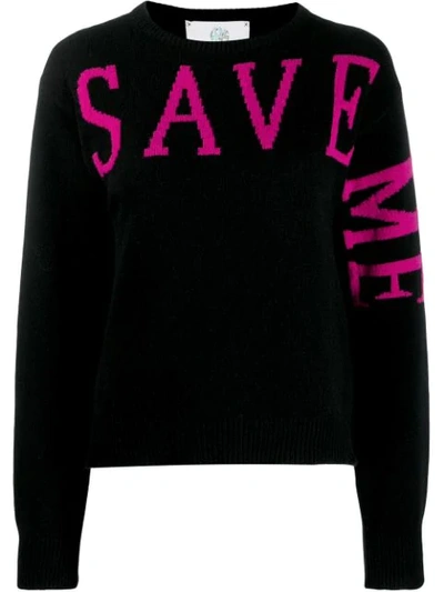 Shop Alberta Ferretti Save Me Jumper In Black