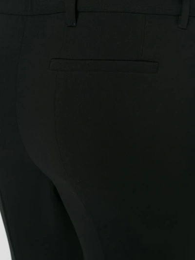 Shop Miu Miu Cropped Trousers - Black