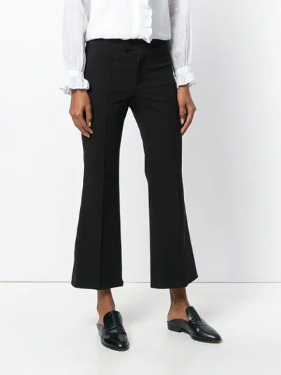 Shop Isabel Marant Lyre Trousers In Black
