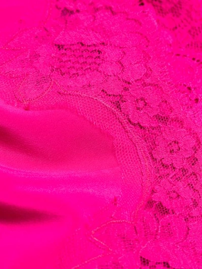 Shop Dolce & Gabbana Lace Shift Dress In Pink