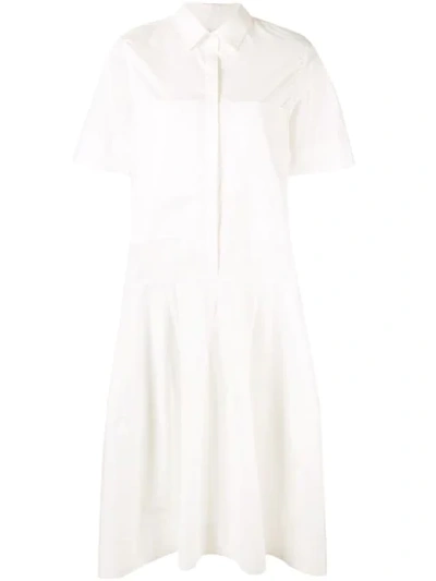 Shop Lee Mathews 'elsie' Hemdkleid In White