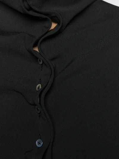 Shop Jil Sander Long Sleeve Top - Black