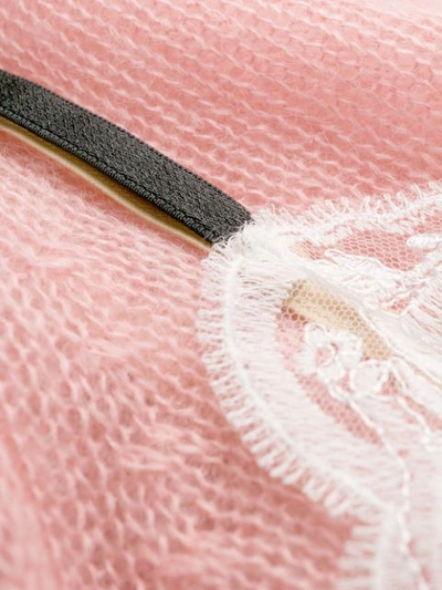 Shop N°21 Bow Detail Ruched Blouse In Pink