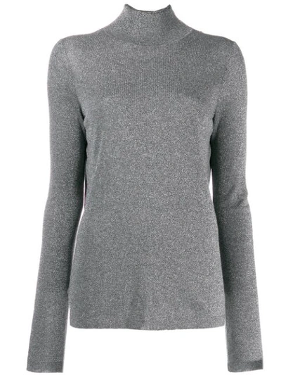 KARL LAGERFELD SPARKLE OPEN BACK SWEATER 